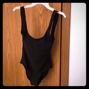 Vintage scoop-neck bathing suit